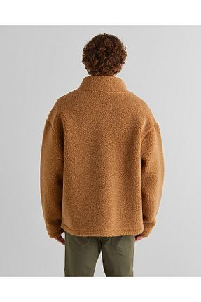 سوئیشرت قهوه ای مردانه ساده Gant - کد 885447276