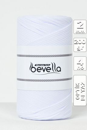 نخ بافندگی سفید Bevella Macrame Cord - کد 921518535