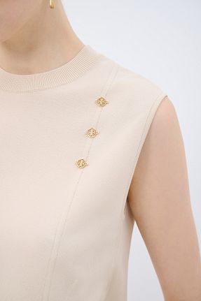 بلوز بژ زنانه ساده adL - کد 919958162
