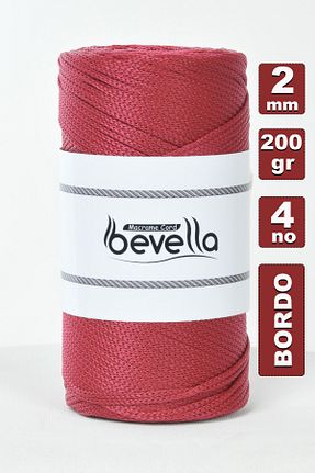 نخ بافندگی زرشکی Bevella Macrame Cord - کد 921518524