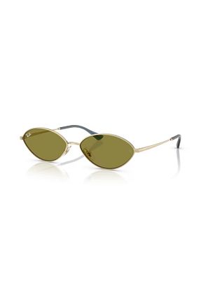 عینک آفتابی طلائی زنانه 56 Ray-Ban - کد 899420536