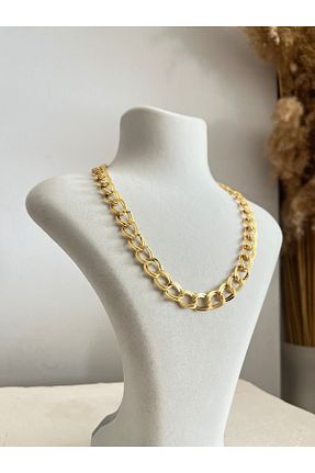 گردنبند استیل ( فولاد ) طلائی زنانه استیل (فولاد) Mellisa - کد 869360523