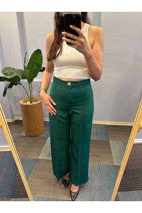 شلوار سبز زنانه پارچه OUZ Fashion - کد 921530732
