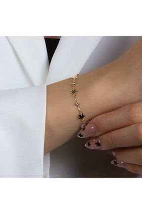 دستبند طلا زرد زنانه 14 عیار Melike Gold - کد 922283162