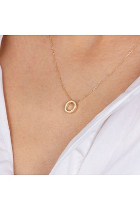 گردنبند طلا زرد زنانه 14 عیار Melike Gold - کد 922282811