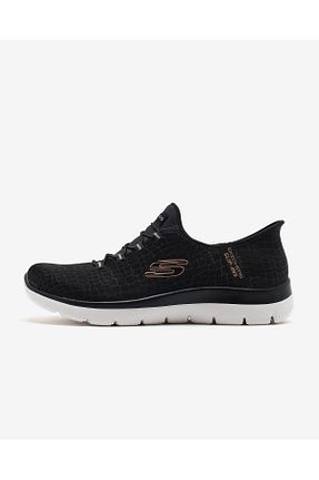 کفش اسنیکر مشکی زنانه بند دار Skechers - کد 905254949