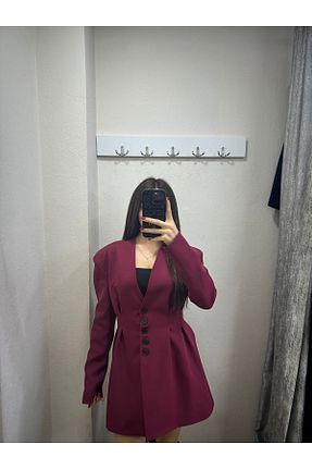 لباس زرشکی زنانه بافتنی Sunshine Butik - کد 921539475
