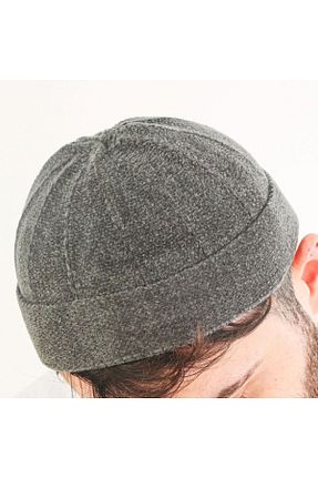 کلاه طوسی مردانه İkranur - کد 921539871