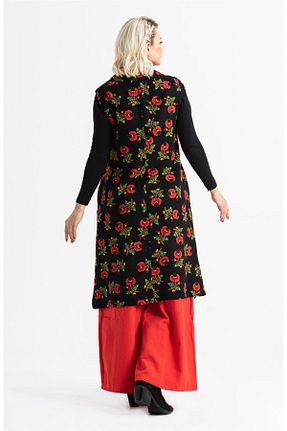 جلیقه مشکی زنانه رگولار Eliş Şile Bezi - کد 375420568