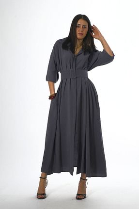 لباس طوسی زنانه بافتنی ABBRA - کد 917575722