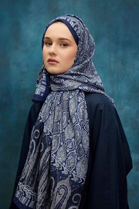 شال خاکی زنانه پنبه ای LYDIA SCARF - کد 895865278