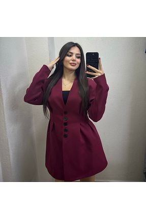 لباس زرشکی زنانه بافتنی Sunshine Butik - کد 921539475