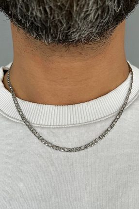 گردنبند استیل ( فولاد ) طوسی مردانه استیل (فولاد) Takıştır - کد 921532121