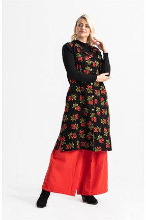 جلیقه مشکی زنانه رگولار Eliş Şile Bezi - کد 375420568