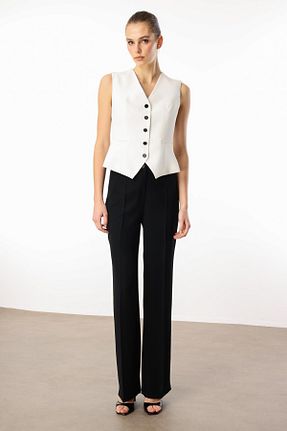 شلوار مشکی زنانه بافتنی Moda İlgi - کد 921542258