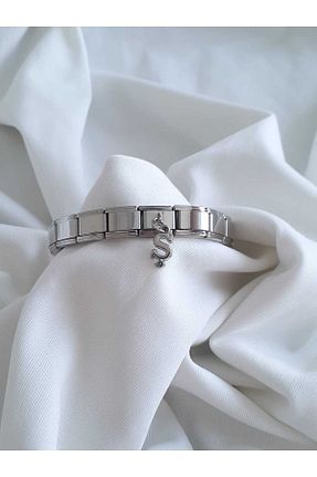دستبند استیل (فولاد) متالیک زنانه استیل (فولاد) bijoux uniques - کد 921549448