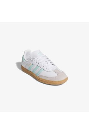 کفش اسنیکر سفید بچه گانه بند دار adidas - کد 897383170