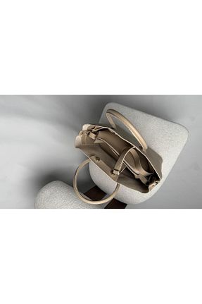 کیف دستی بژ زنانه ابعاد بزرگ Eataly Shoes - کد 921550324