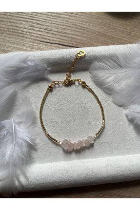 دستبند جواهر طلائی زنانه سنگ طبیعی PelvedDesign - کد 465890861
