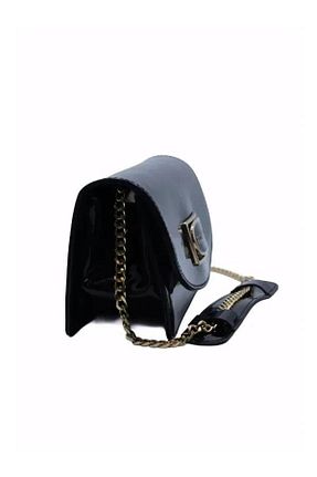 کیف دوشی مشکی زنانه چرم خالص Poletto - کد 921562211