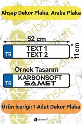 قاب پلاک خودرو karbonsoft - کد 652656342