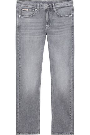 شلوار جین طوسی مردانه پاچه ساده Calvin Klein - کد 922290785