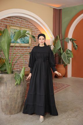 لباس حجاب مشکی زنانه رگولار Nissra - کد 921561959