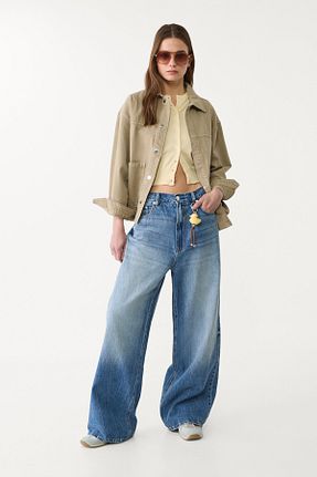 کت سبز زنانه رگولار Stradivarius - کد 898660788