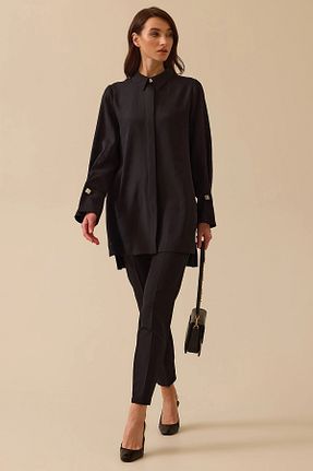 تونیک مشکی زنانه بافتنی SEÇİL - کد 921578354