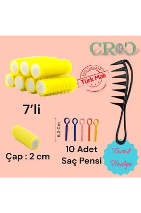سایر اکسسوری مو زرد زنانه نایلون Croc - کد 788000102