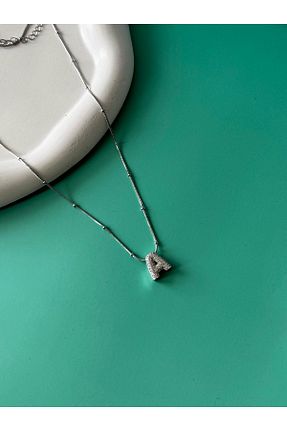گردنبند استیل ( فولاد ) طوسی استیل (فولاد) stainles steel - کد 921565287