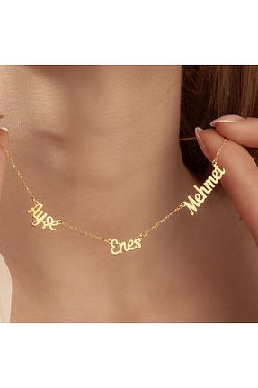 گردنبند نقره زرد زنانه 925 عیار DECOVIENO - کد 921579239