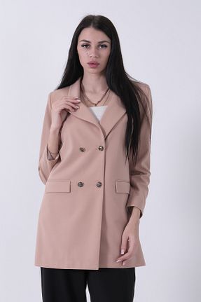 کت بژ زنانه Fitted Feminist - کد 921582539