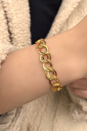 دستبند طلا طلائی زنانه 8 عیار Altınaşkı - کد 921580379