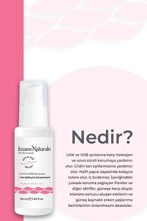 کرم ضد آفتاب بدن SPF 50 + Insane Naturale - کد 854491620