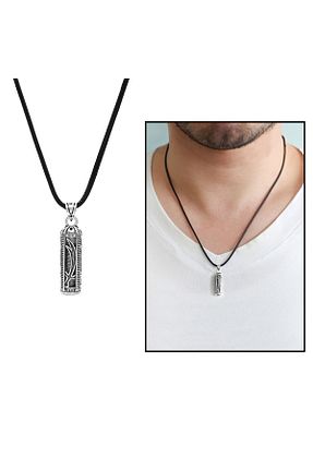 گردنبند نقره طوسی مردانه 925 عیار Genel Markalar - کد 300960288