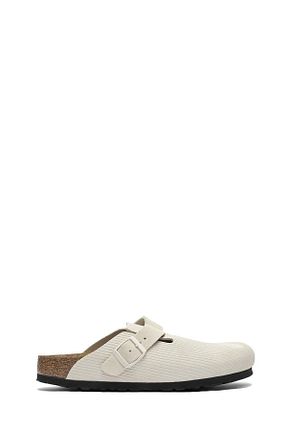 صندل سفید زنانه پاشنه تخت Birkenstock - کد 764218845