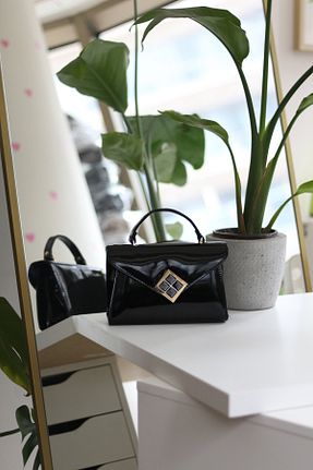 کیف مجلسی مشکی زنانه چرم مصنوعی Moom Bag - کد 921603440