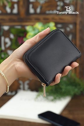 کیف پول مشکی زنانه ابعاد کوچک Tonny Black - کد 366495295