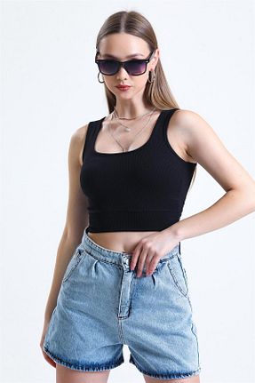 بلوز مشکی زنانه ساده JAWEN - کد 921584014