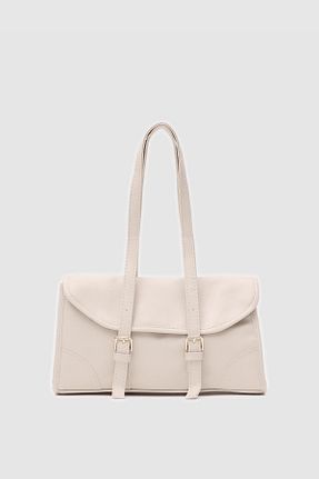 کیف دوشی بژ زنانه چرم مصنوعی Shule Bags - کد 921592605