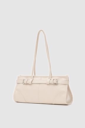 کیف دوشی بژ زنانه چرم مصنوعی Shule Bags - کد 921592599