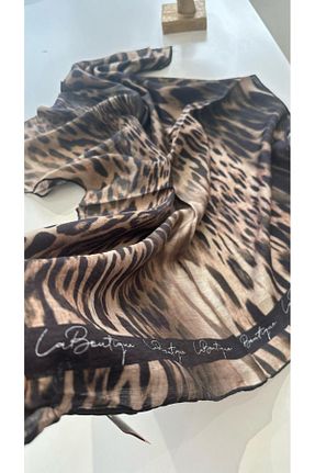 شال قهوه ای زنانه La boutique - کد 921614915