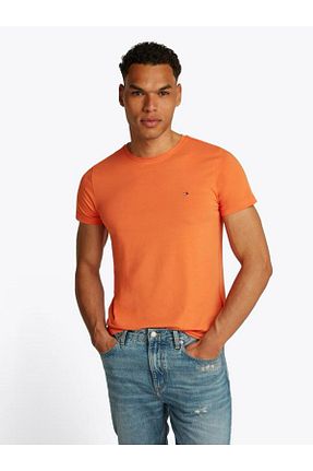 تیشرت نارنجی مردانه یقه دوچرخه Tommy Hilfiger - کد 897104055