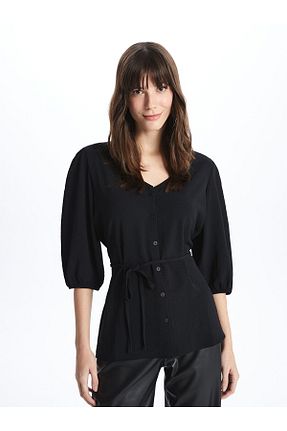 تونیک سبز زنانه اورسایز LC Waikiki - کد 930278812