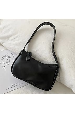 کیف دوشی مشکی زنانه چرم مصنوعی seltuğ - کد 921623683