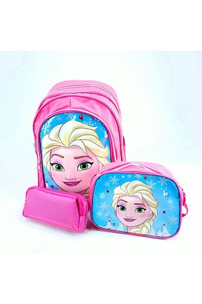 کیف مدرسه صورتی بچه گانه پارچه ای LUCKY BAG - کد 130639352