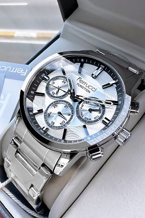 ساعت مچی متالیک مردانه 44 میلی متر Ferrucci - کد 921633260