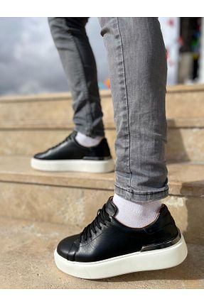 کفش کژوال مشکی مردانه چرم خالص MODA - کد 921630257