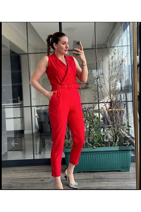 سرهمی قرمز زنانه رگولار Butik - کد 921629965